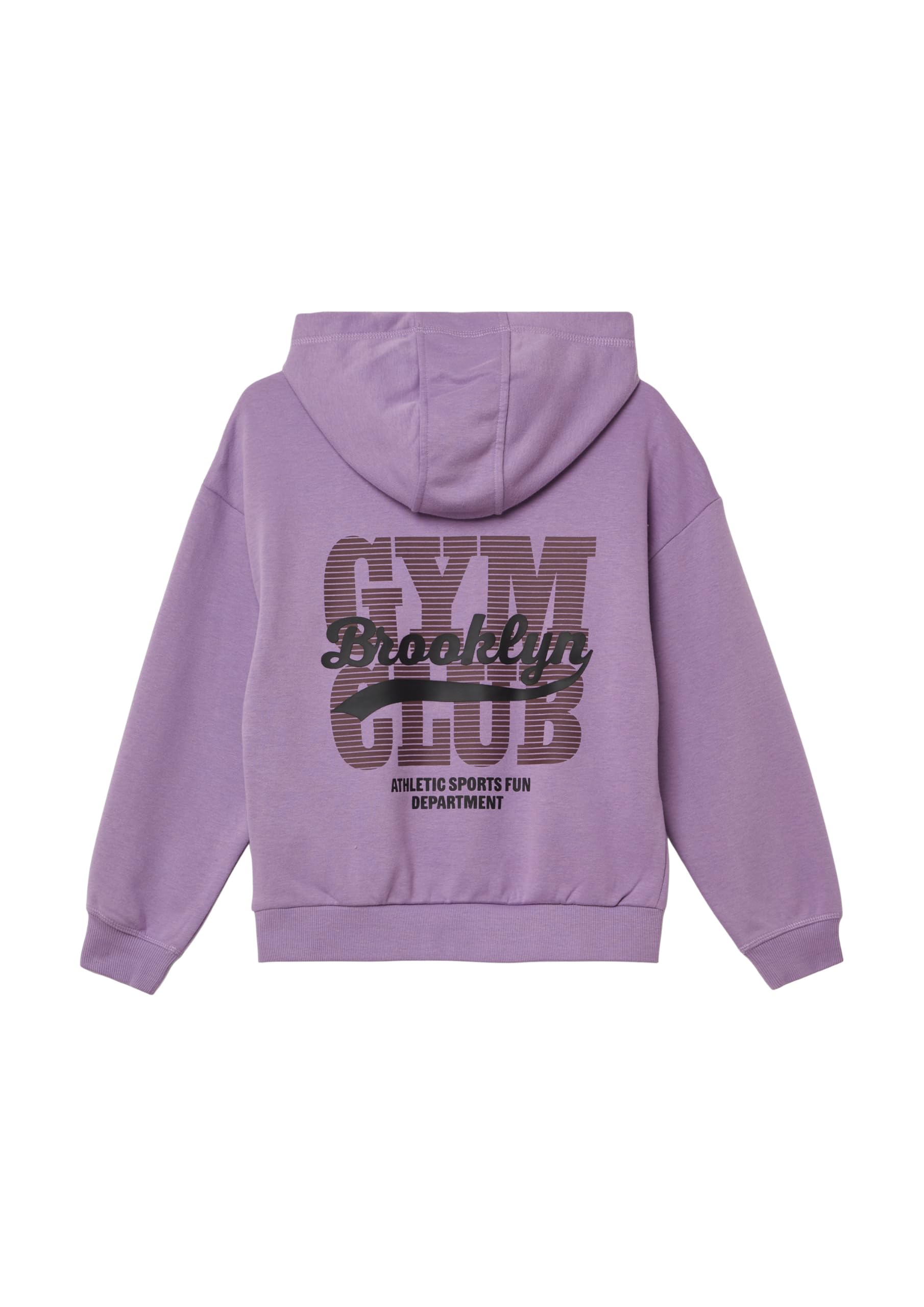 s.Oliver Mädchen Hoodie mit Rückenprint und Kuscheliger Innenseite Sweatshirt mit Kapuze
