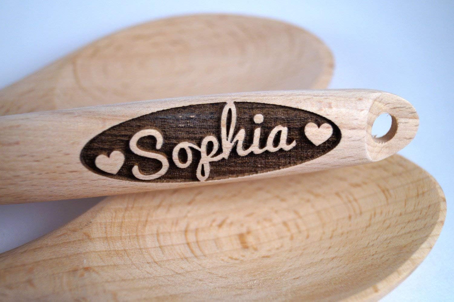 Heart Gift, Anniversary Gift, Custom Wooden Spoon, Personalized Spoon, Engraved Wooden Spoon, Cooking Utensils, Baking Gift, Valentines Gift, Love Gift, Wife Gift, Gift for Her