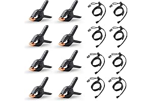 Backdrop Holder Clips, Adjustable Nylon Photo Clips