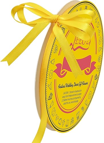 Miniatura 336 de Cinta de satén verde esmeralda de doble cara de 1-1/2 pulgadas x 50 yardas, cinta de poliéster verde esmeralda para envolver regalos, muy adecuada