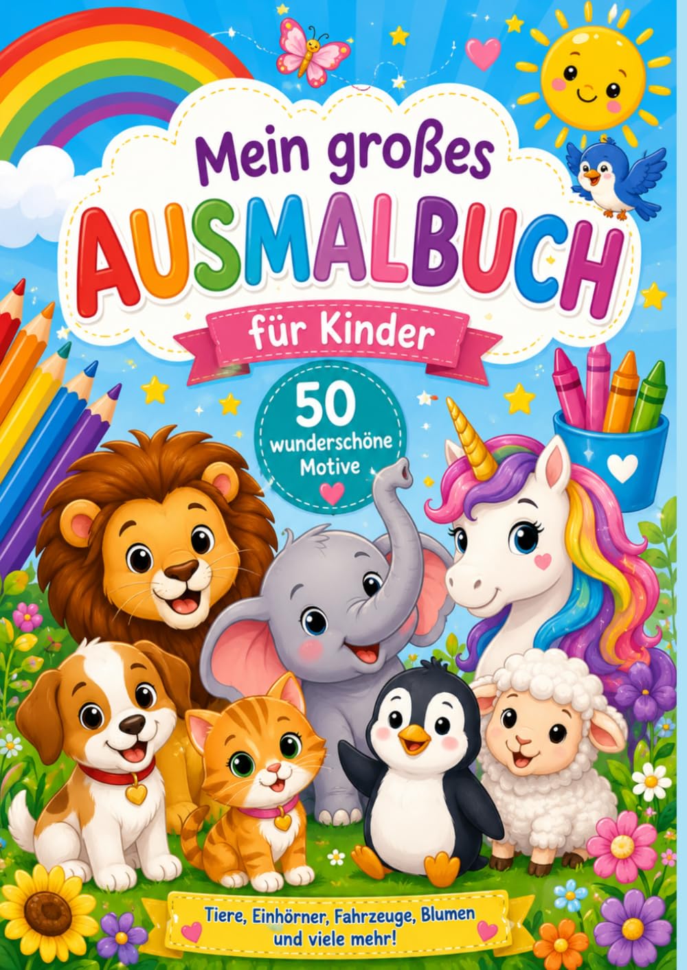 Mein großes Ausmalbuch