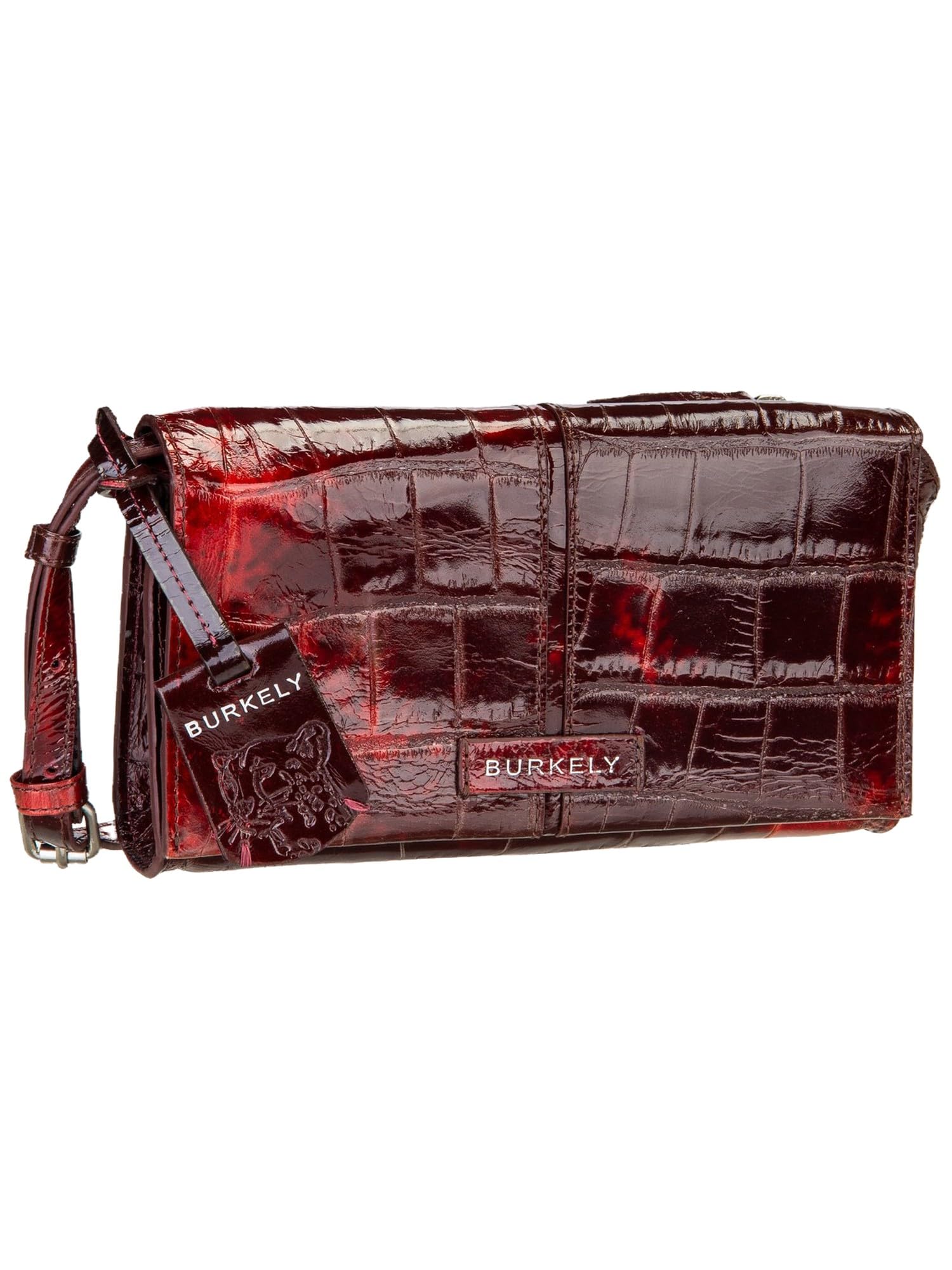 Burkely Cuir sac pour téléphone portable Cool Colbie Phone Bag Burgundy rouge foncé