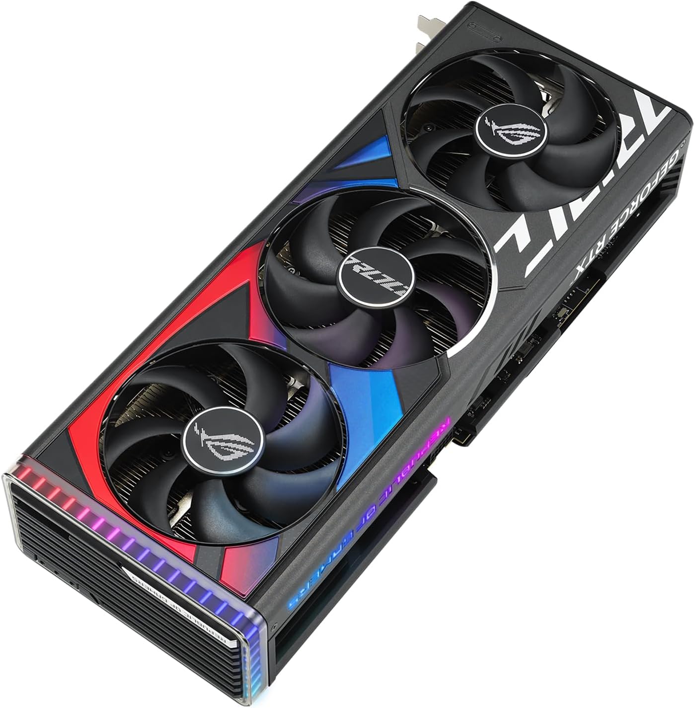 ASUS ROG Strix GeForce RTX 4080 Super OC Edition Gaming Graphics Card (PCIe 4.0, 16GB GDDR6X, DLSS 3, HDMI 2.1a, DP 1.4a, Steam Chamber, Metal Exoskeleton, Power Detection, Aura Sync)