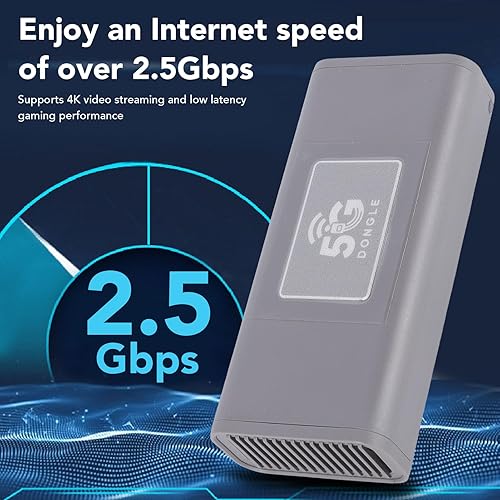 Miniatura 2 de Jectse 5G USB Modem, 2.5Gbps High Speed Portable Mobile Hotspot Router with Built in Antenna for Gaming Video Streaming Worldwide