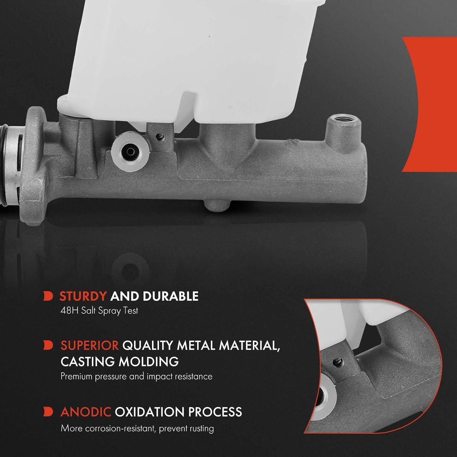 A-Premium Brake Master Cylinder with Reservoir and Cap Compatible with Lexus and Toyota Vehicles - For ES330 Camry, 2004 2005 2006 - Replaces 4720106151