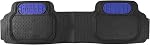FH Group Heavy-Duty Rubber Car Floor Mats - Universal Fit, Trimmable, Climaproof - for Sedans, SUVs, Trucks - Blue