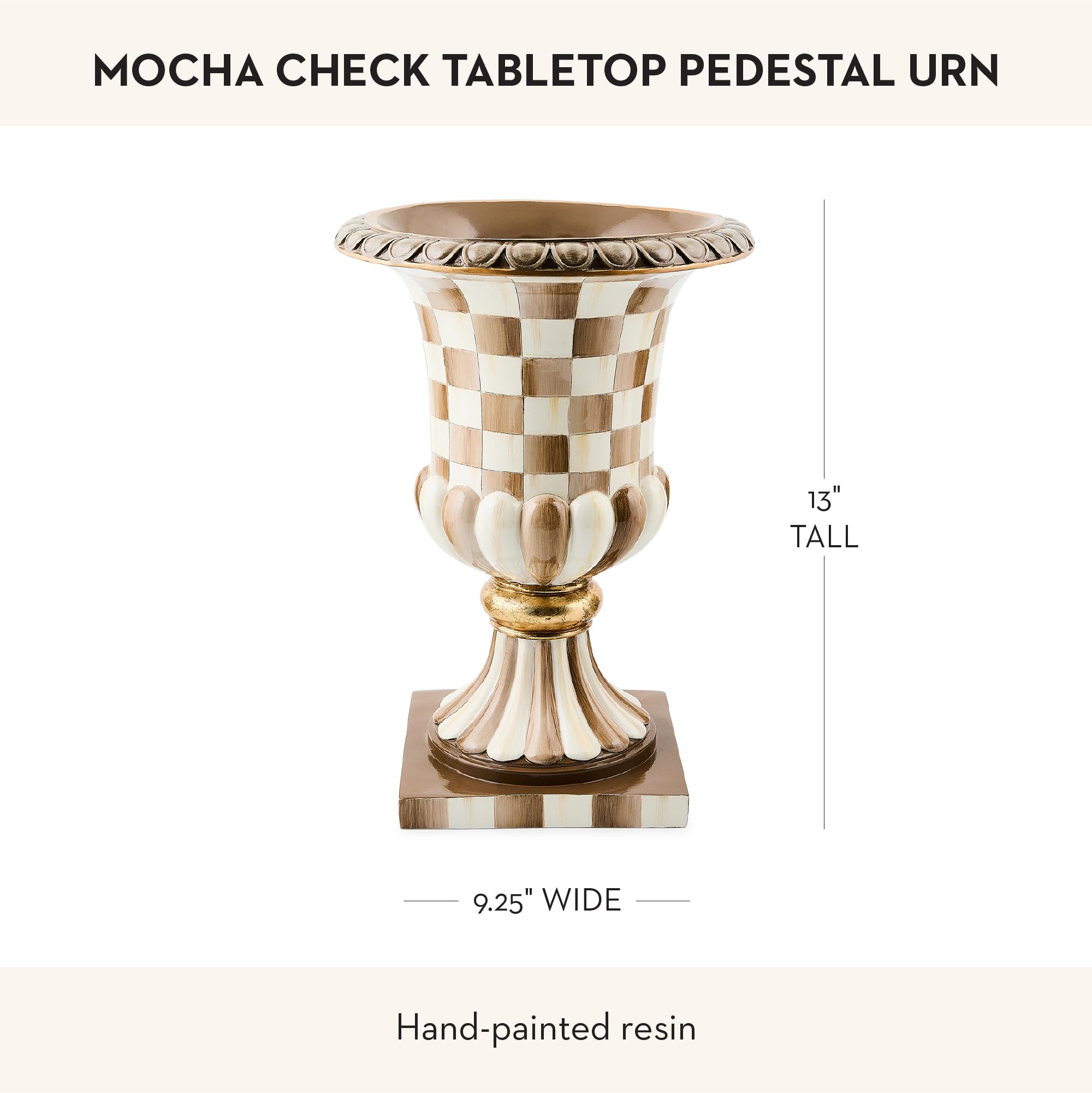 Amazon.com: MACKENZIE-CHILDS Tabletop Urn, Decorative Centerpiece