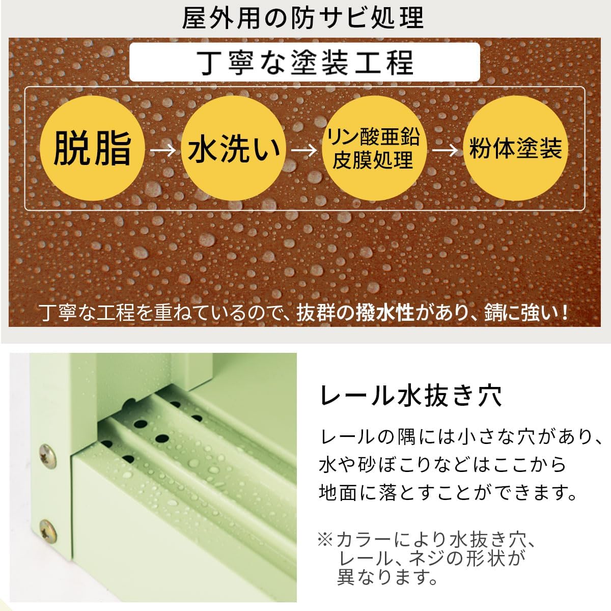 確認 ぼん家具 物置 屋外 小型 幅92.7×奥行50.4×高さ83cm 屋外倉庫 収納庫