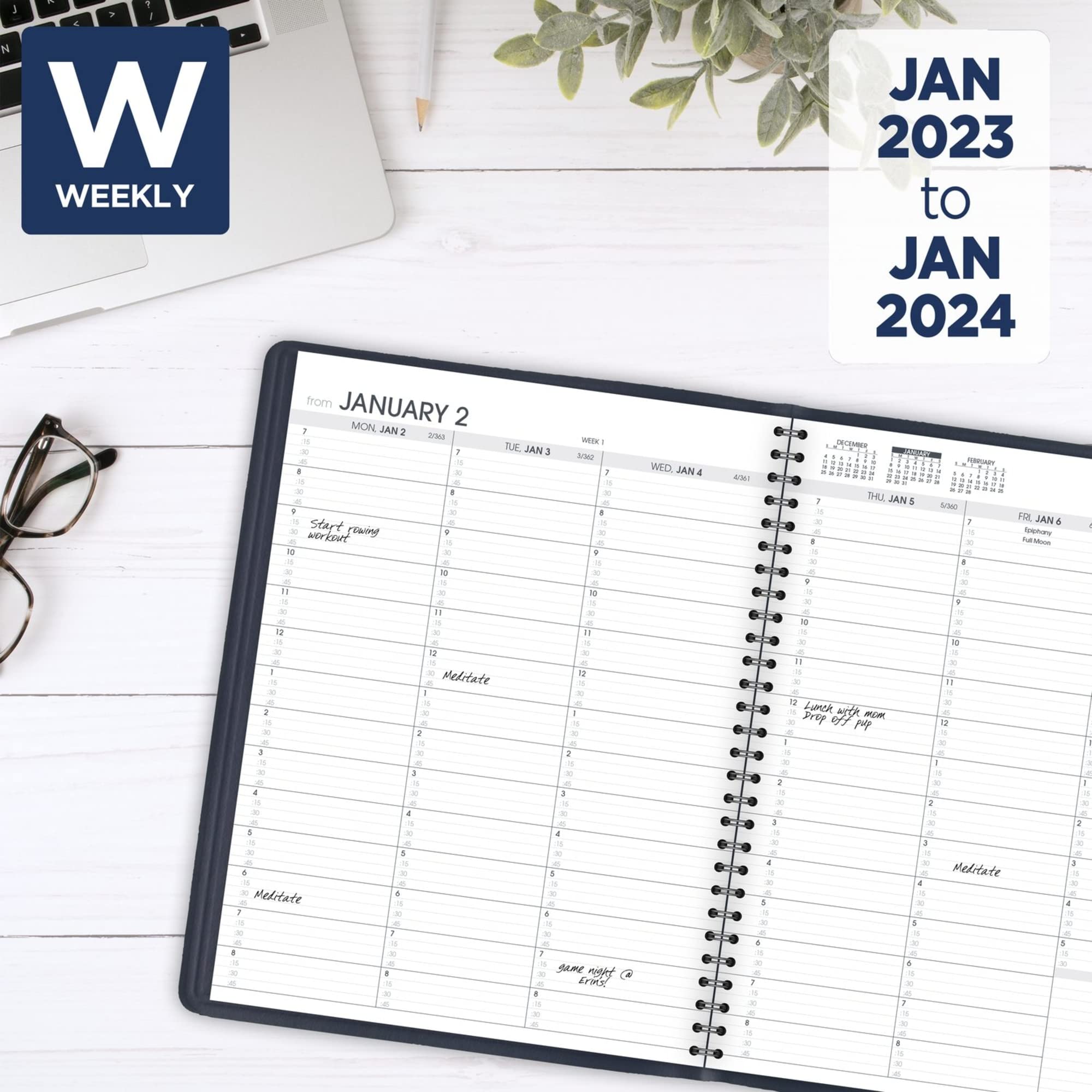2025-2026 AT-A-GLANCE Weekly Appointment Book Planner, 8-1/4" X 11