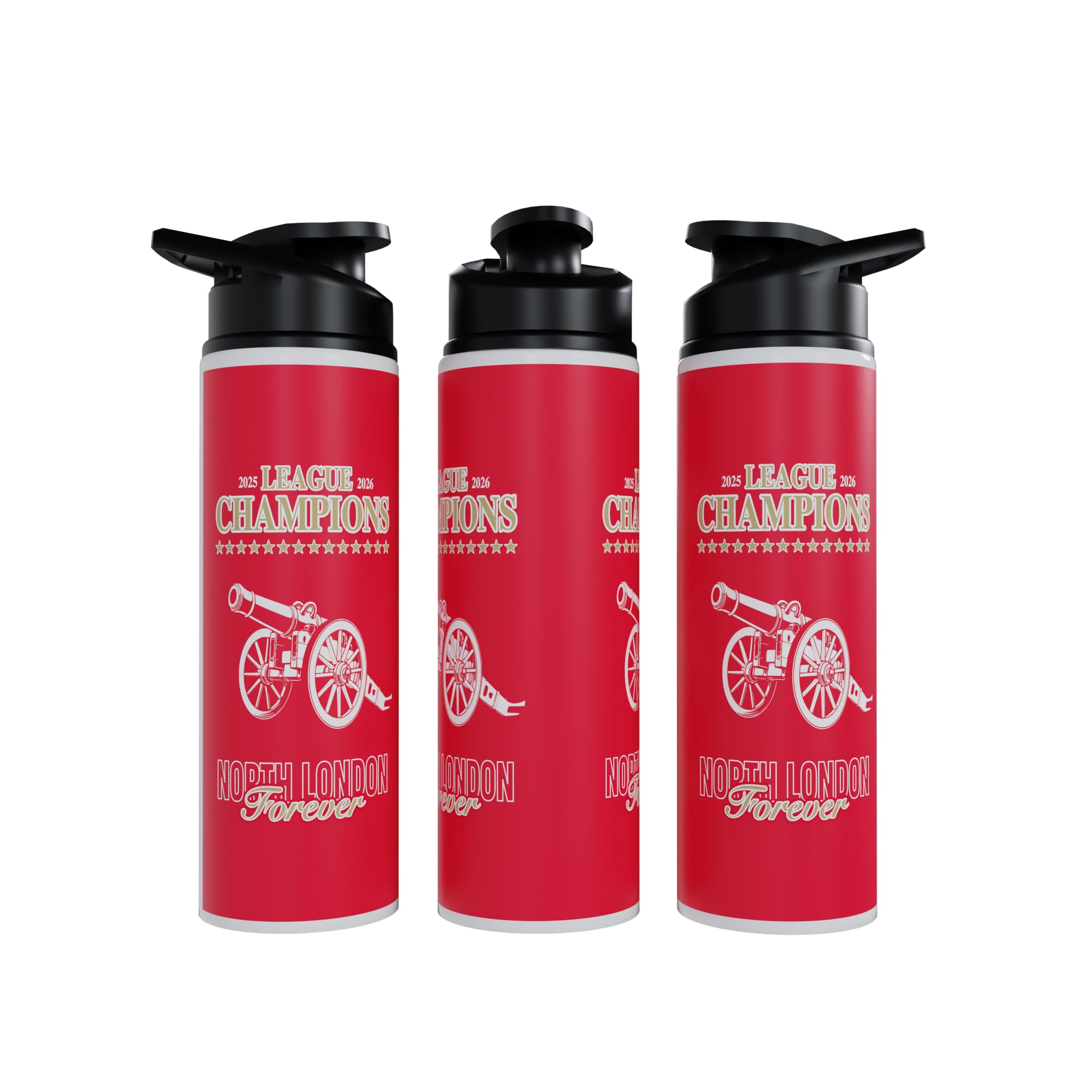 Partisan ARS League Champions 25/26 Bottle - 3 Styles to choose from - 600 or 750ml (750, Millilitres, Cannon Logo)