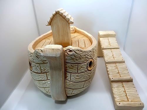 Miniatura 2 de Colección De Rosa De Cerámica Esculpida Hecho A Mano Noé (Blanco)