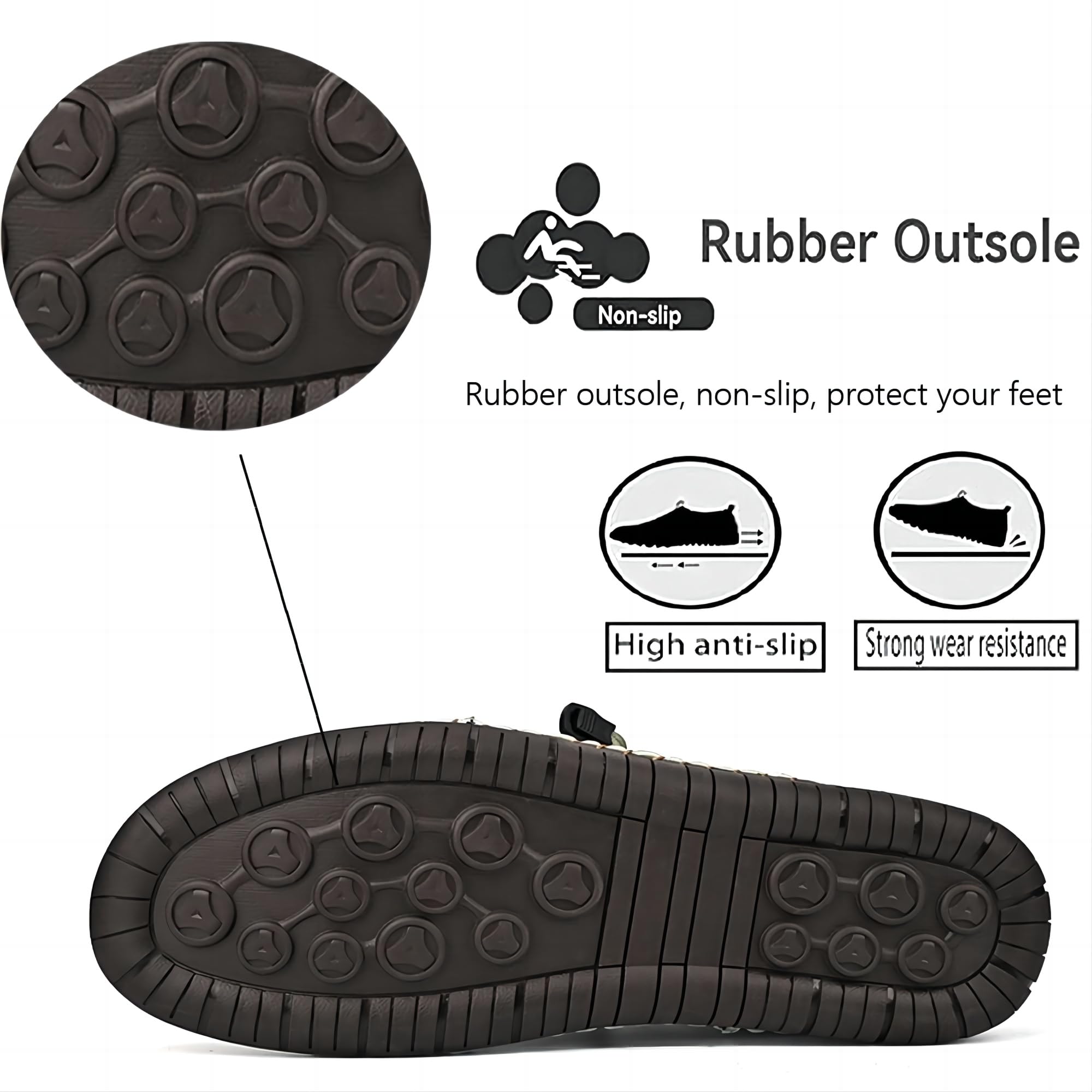 Hombres Mocasines De Cuero Hecho a Mano Costura Casual Transpirable Caminar Slip-On Cómodo Al Aire Libre Zapatos De Oficina