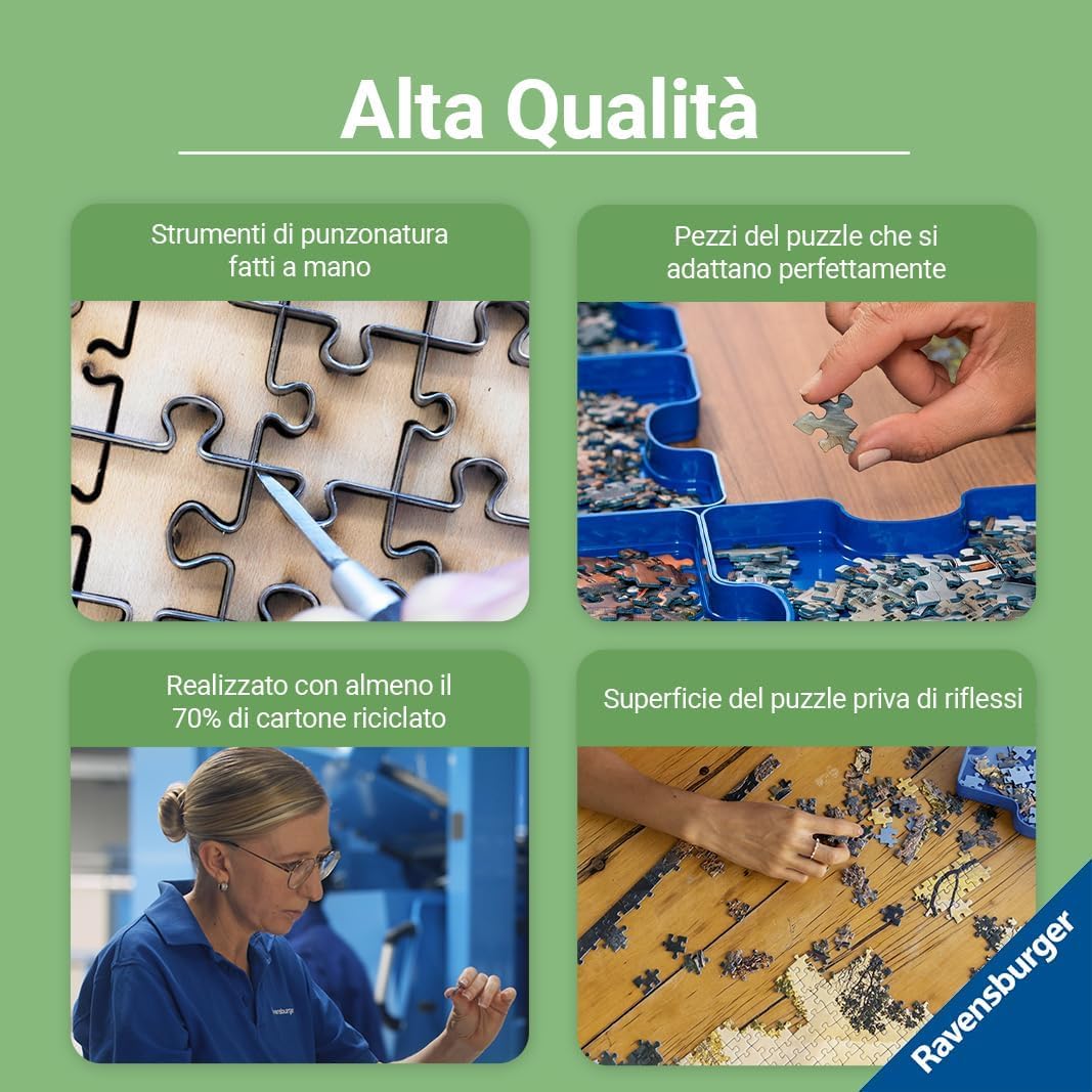 Ravensburger Puzzle 1000 pezzi Ciliegi in fiore e Monte Fuji – Puzzle Adulti +14 anni, 70 x 50 cm, Puzzle per Adulti, Foto Giappone, Idee Regalo
