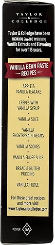 Miniatura 14 de Tubo de pasta de vainilla orgánica de Taylor & Colledge, 1.7 onzas