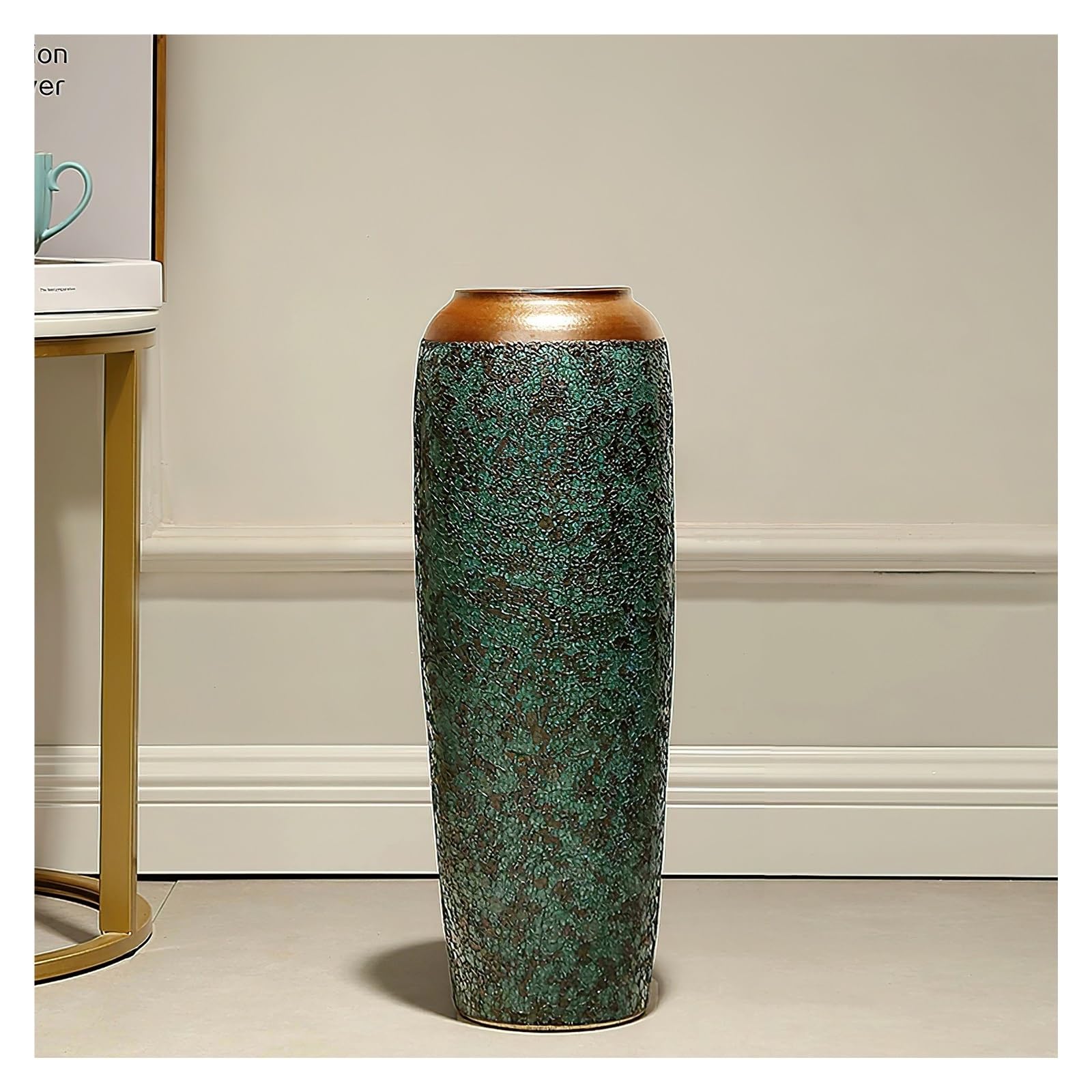 Hohe Bodenvase,80 cm,große Bodenvase,Moderne Keramik-Boden-Blumenvase,für dekorative Zweige und Blumen,geeignet für