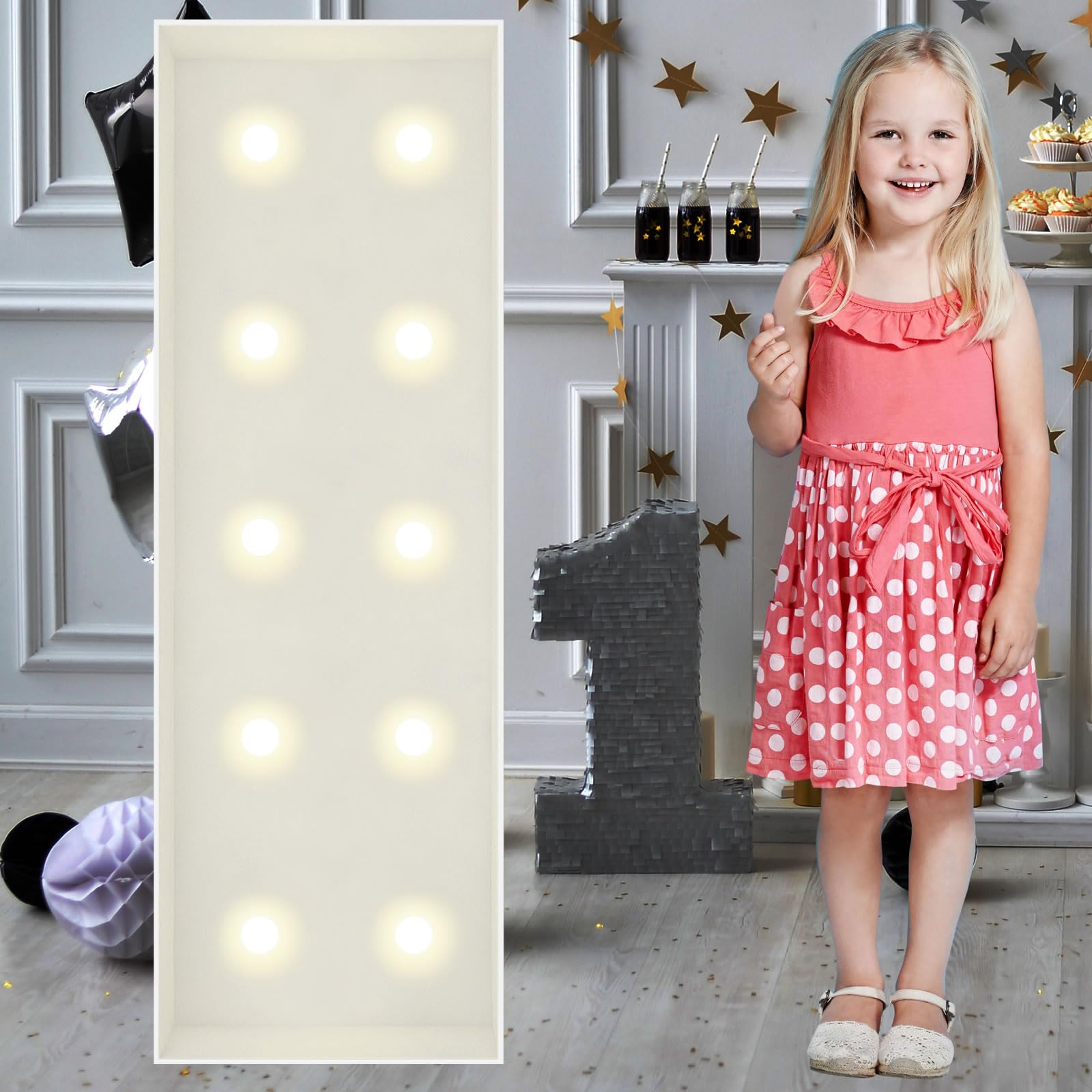 3FT Marquee Light Up Letters I, Big Marquee Letter for Baby Shower Birthday Engagement Wedding Marry Me Party Decor