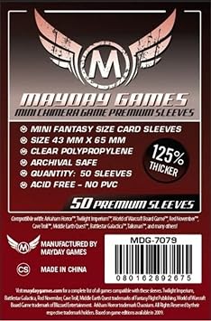 Premium Card Game Sleeves, Red