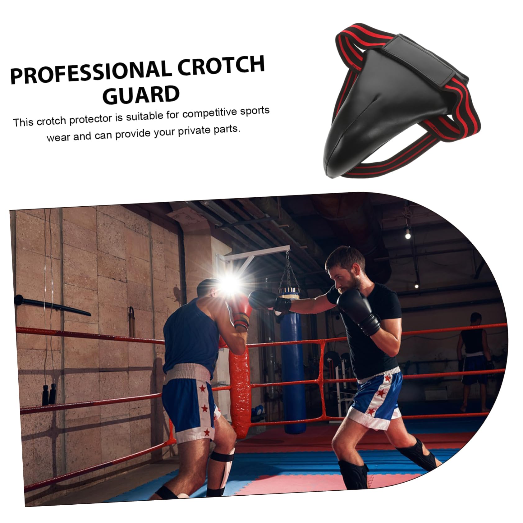 GOOHOCHY Breathable Groin Protector Cup Men's Women's Crotch Guard for Boxing Taekwondo Fitness Daily Exercise