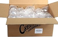 Vista 4 de Creative Hobbies Esferas decorativas de plástico transparente, parte delantera abierta con parte inferior plana, ideales para terrarios, 3.25