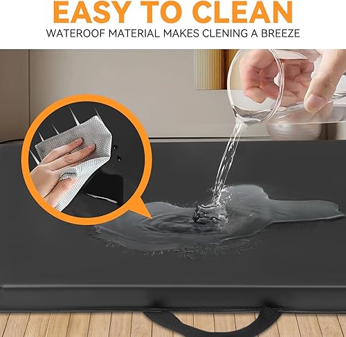 Miniatura 4 de Auto Dynasty Alfombrilla plegable de EVA plegable para mecánicos, almohadilla de espuma de 1.5 pulgadas de grosor con asas de transporte portátiles