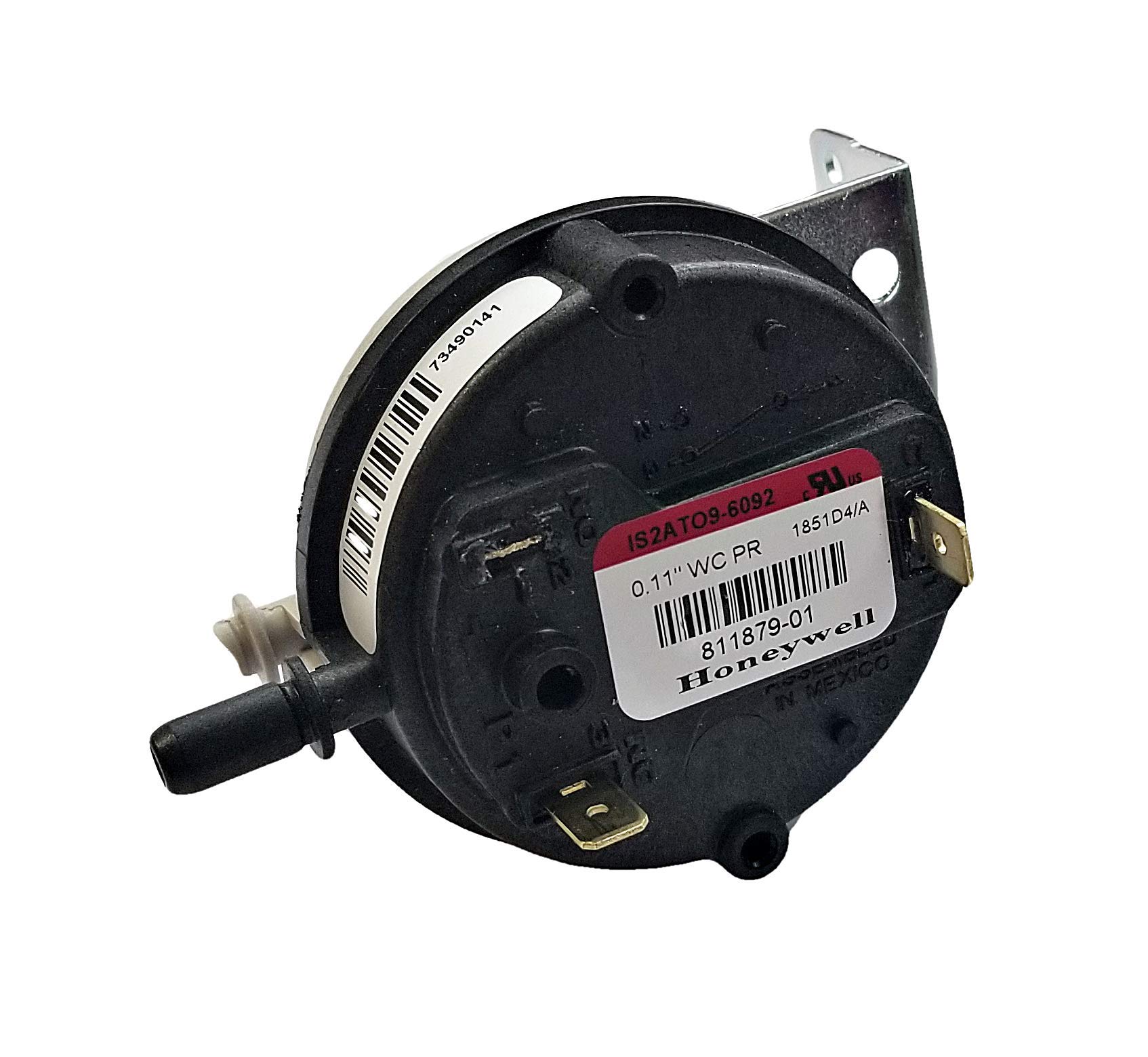 IHP Whitfield Advantage Pressure Switch - Vacuum/Pressure, Normally Closed, Black
