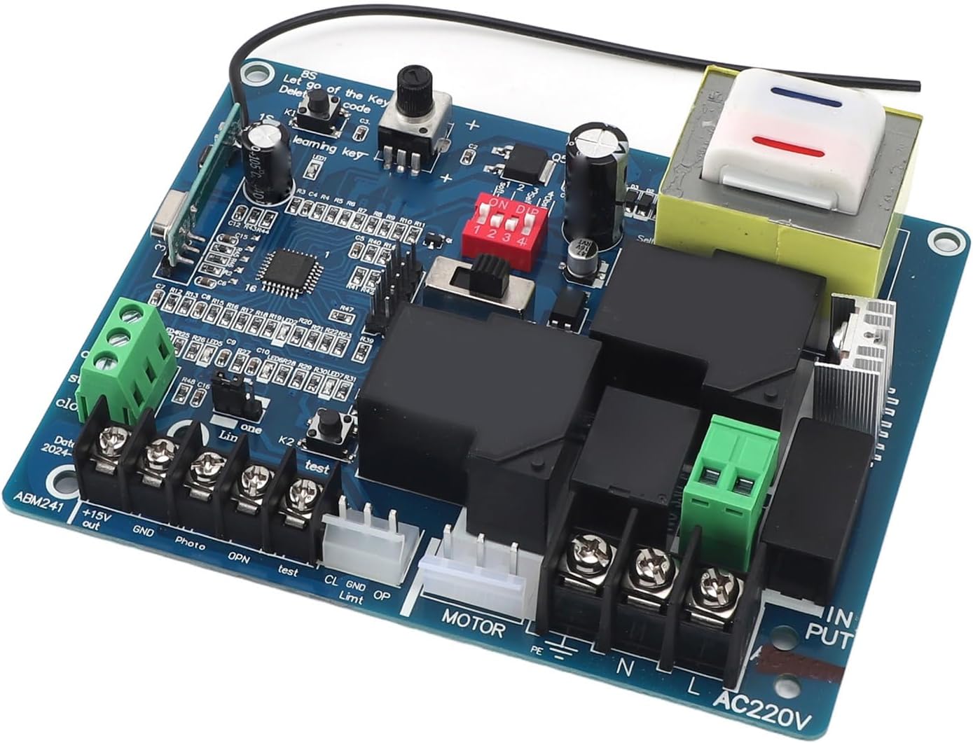 Keenso Universal Electronic Door Control Board for Sliding Gate Opener Efficient Main Control Panel Easy to Install and Use for Factories and Residences Material: Electronic Components (220V)