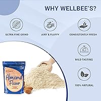 Vista 3 de Harina de almendras superfina blanqueada Wellbee