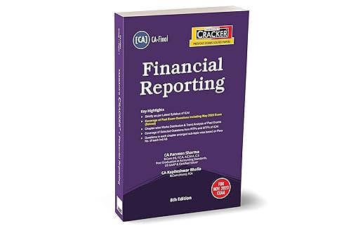 Taxmann's CRACKER for Financial Reporting (Paper 1 | FR) – Covering past exam questions (arranged sub-topic-wise) &amp; answers along with RTPs/MTPs of ICAI | CA Final | Nov. 2023 Exams