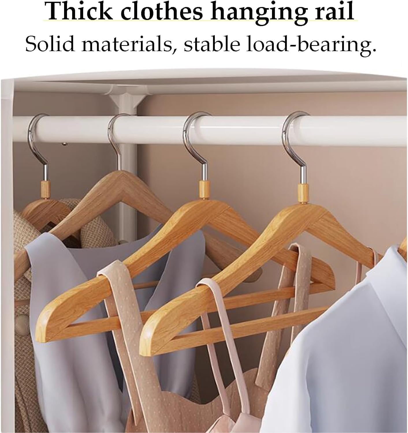 Portable Wardrobe - Heavy-Du Steel e with Hanging Rod & STO Cartment - Black, Single Row - Perfect for Clothes nizat & Space-Saving Soluts