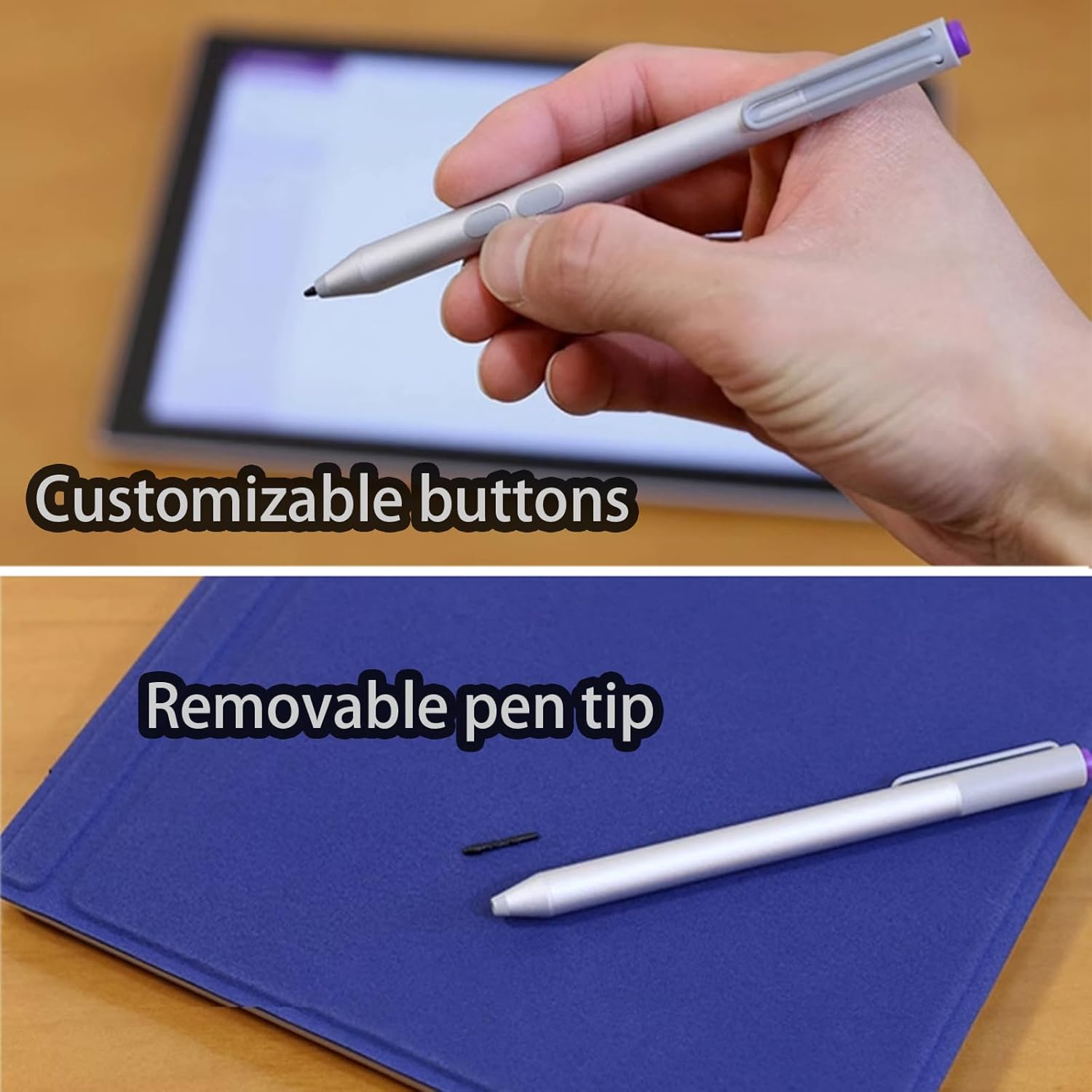 Pen for Microsoft Surface Pro 3 WithBluetooth 4.0,Compatible with Surface Pro/Book/Laptop/Go with Palm Rejection, 1024 Levels Pressure Stylus for Surface Pro 9/8/X/7+/6/5/4