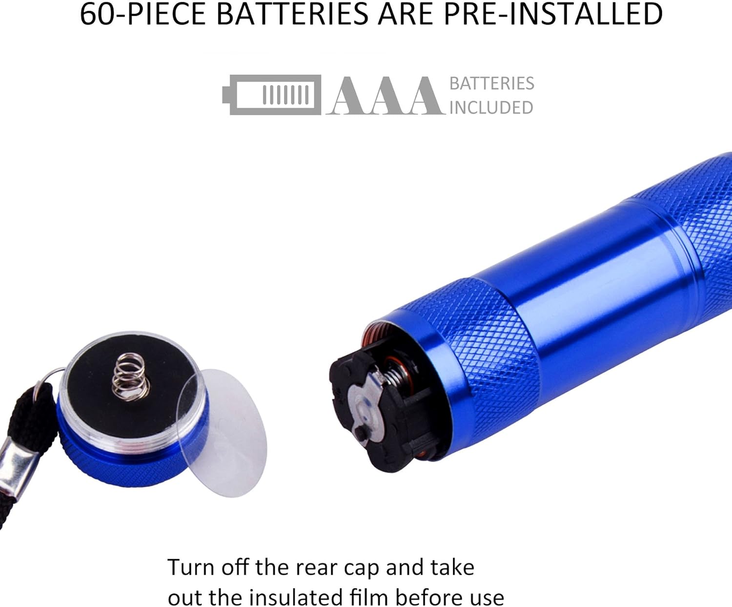 FASTPRO Aluminum Flashlights Batteries Pre installed Photo