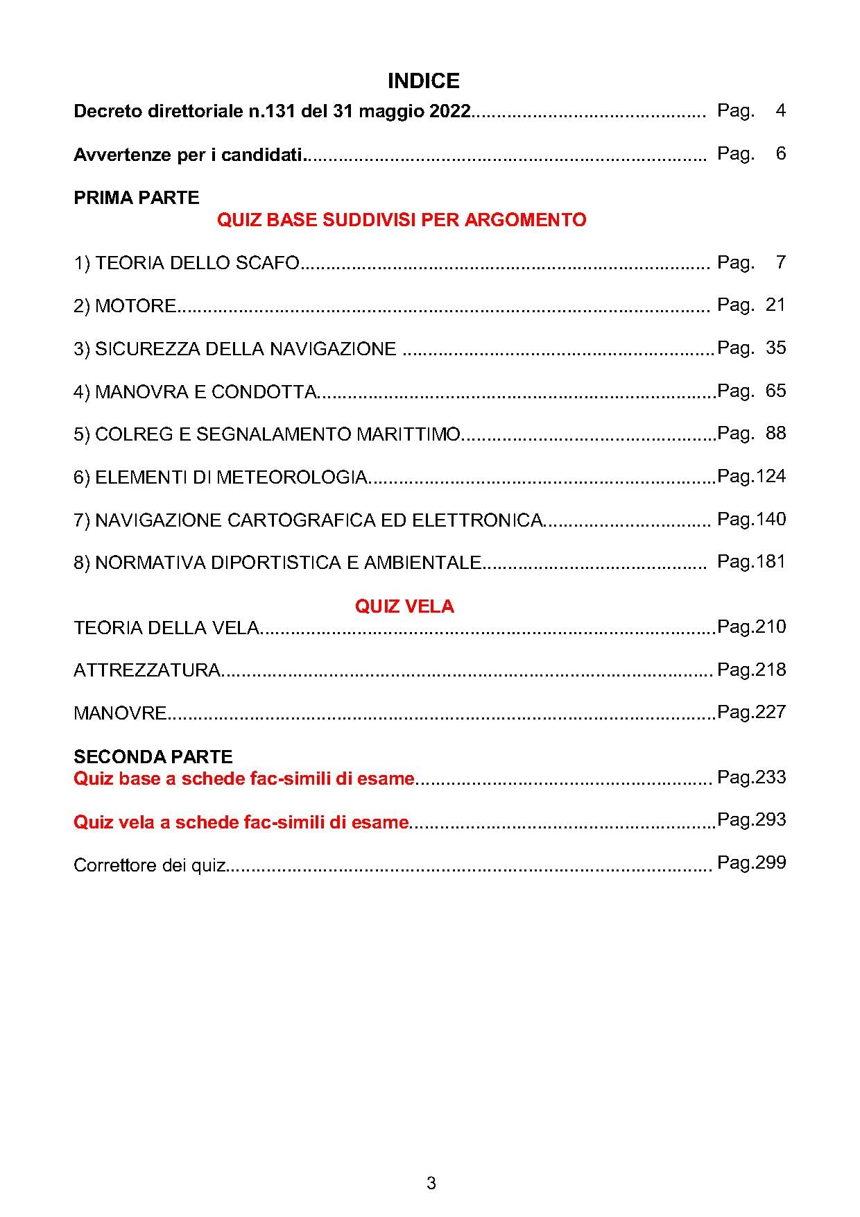 I nuovi quiz per la patente nautica per imbarcazioni a motore e a vela. Entro e oltre le 12 miglia - RISTAMPA 28 DICEMBRE 2023 -