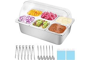 Countertop Ice Cream Cooler for Parties, Buffet, Restaurants