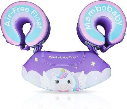 Mambobaby Toddler Swim Vest for 3-8 Years, 33-66 lbs, Arm Floaties for Kids, 3-in-1 Swim Training Modes & No Inflation - Adjustable Float Jacket with Lockable Buckle, Easy to Wear for Pool and Beach