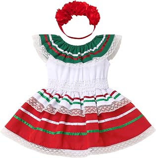 IMEKIS Mexican Fiesta Romper Dress