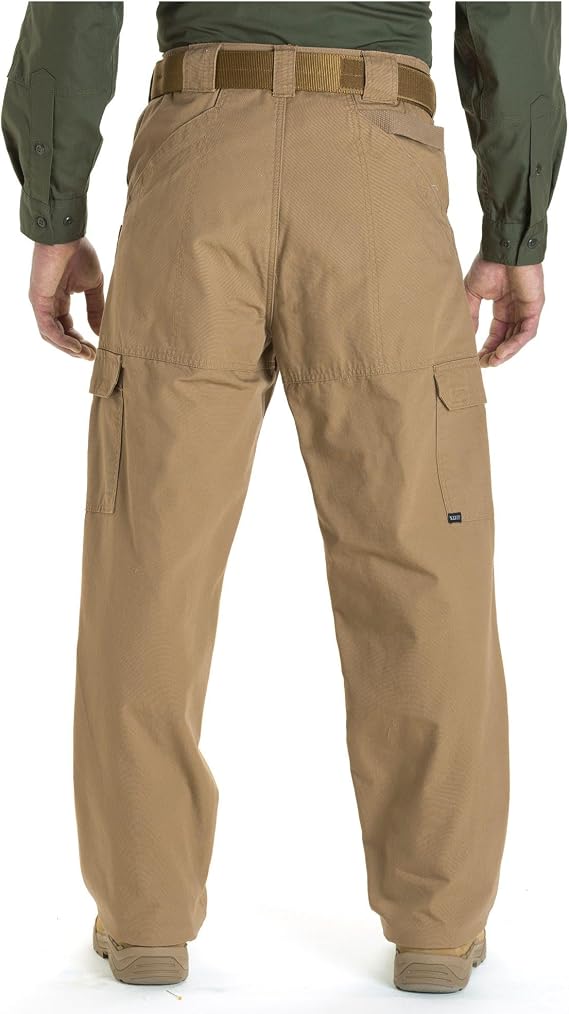 5.11 Tactical Men's Active Work Pants, Superior Fit, Double Reinforced, 100% Cotton, Style 74251