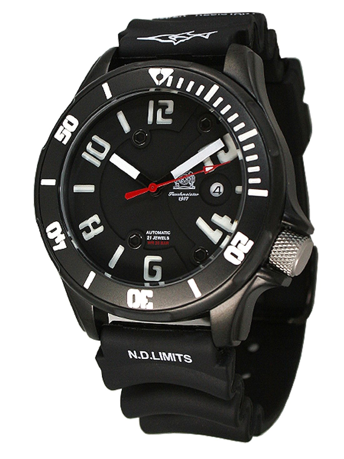 Montre robuste Tauchmeister T0220A pour éviter les rayures en mer - 5