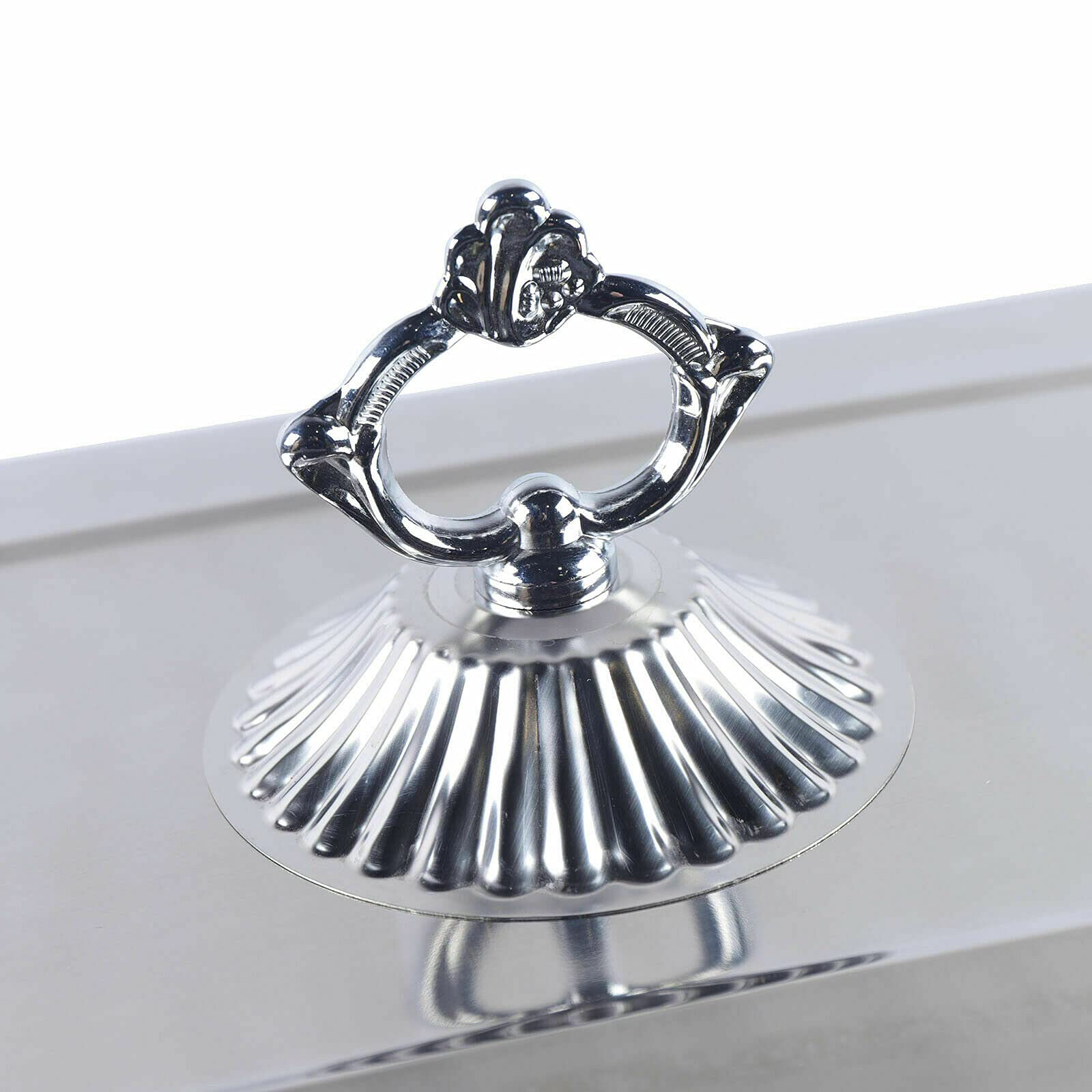 Chafing Dish Catering - Calentador de buffet con tapa (acero inoxidable, acabado brillante)