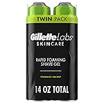 GilletteLabs Rapid Foaming Shave Gel for Men, 7oz (Pack of 2)