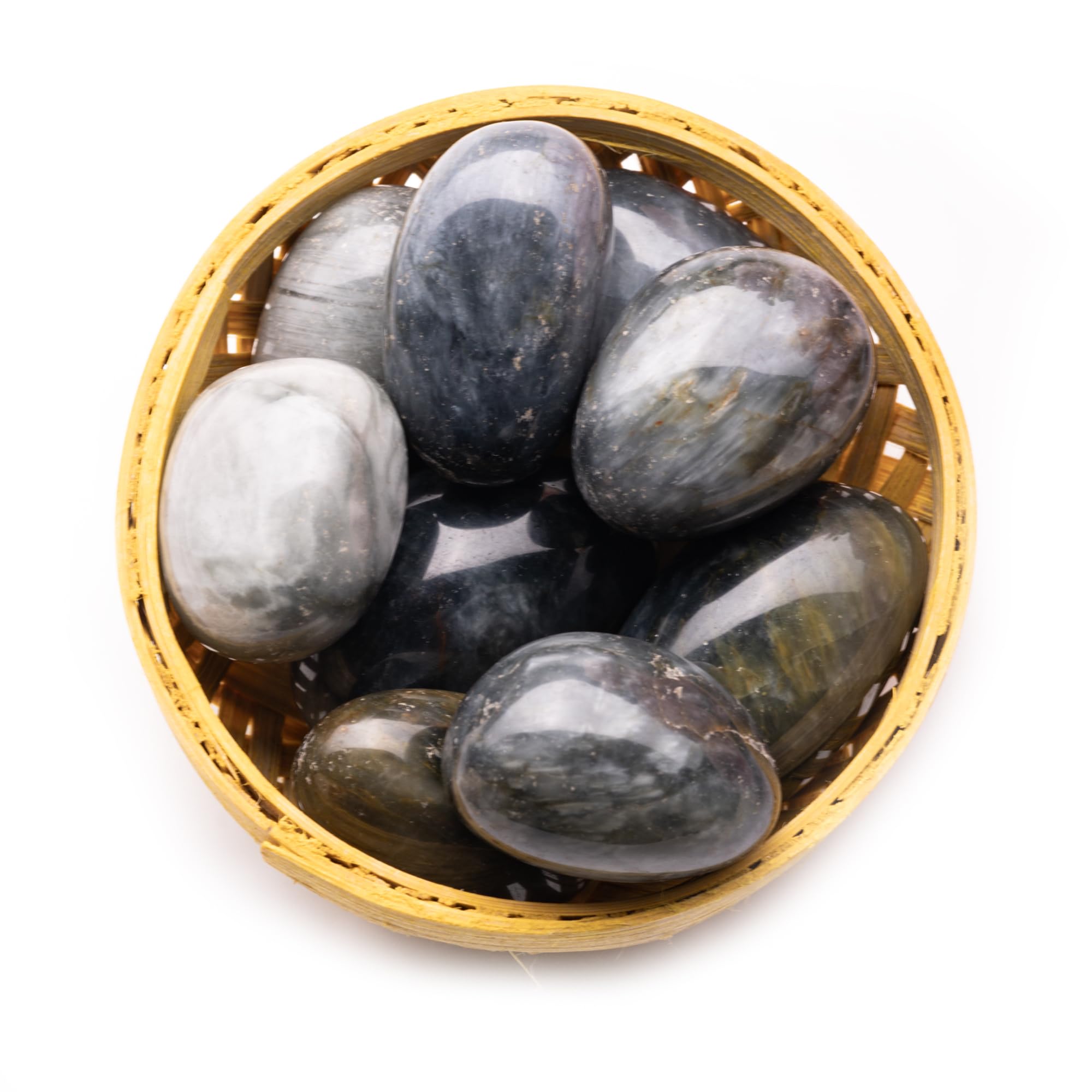 Plus Value Cat Eye Tumbled Stone Pebbles Reiki Healing Crystal Aura Chakra Vastu Fengshui (200grams, Basket) (B0C5MLH5YJ) Amazon Price History, Amazon Price Tracker