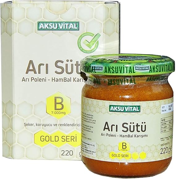 Aksu Vital B Vitamin Raw Honey Pollen Blend Children's Bee Milk 7,000 mg