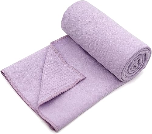Miniatura 2 de Eunzel Paquete de 2 toallas de yoga caliente con punto de agarre, tapete de yoga antideslizante Towe absorbente de sudor para yoga caliente, bikram,