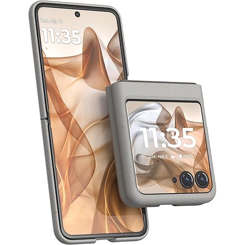 Motorola Razr 2024/2025 Beach Sand Protective Case- Rigid, Lightweight Polycarbonate Shells Precision Fit Drop Protection and Scratch Resistant for Moto Razr 2024/2025 (NOT for Razr Plus/Ultra)
