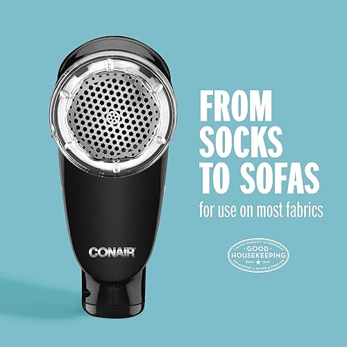 Miniatura 2 de Conair Fabric Shaver and Lint Remover, Rechargeable Portable Fabric Shaver, Black