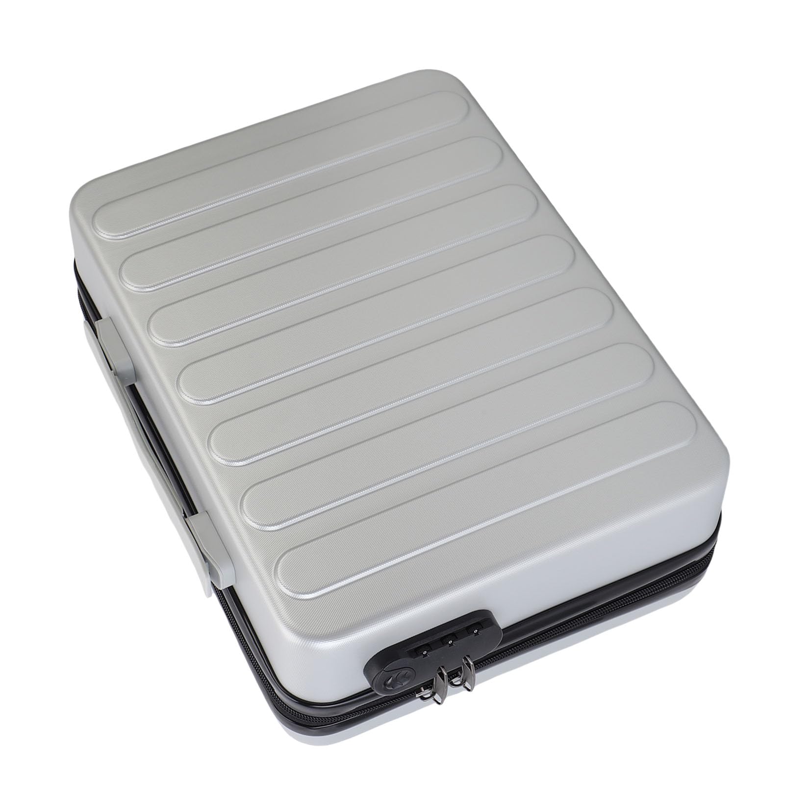SIXRUN Custodia Portadocumenti Ignifuga Custodia Rigida in PVC con Serratura a Combinazione a 3 Cifre Resistente all'acqua Antiurto 16,1 X 11,8 X 5,1 Pollici per Viaggi, Casa, Ufficio