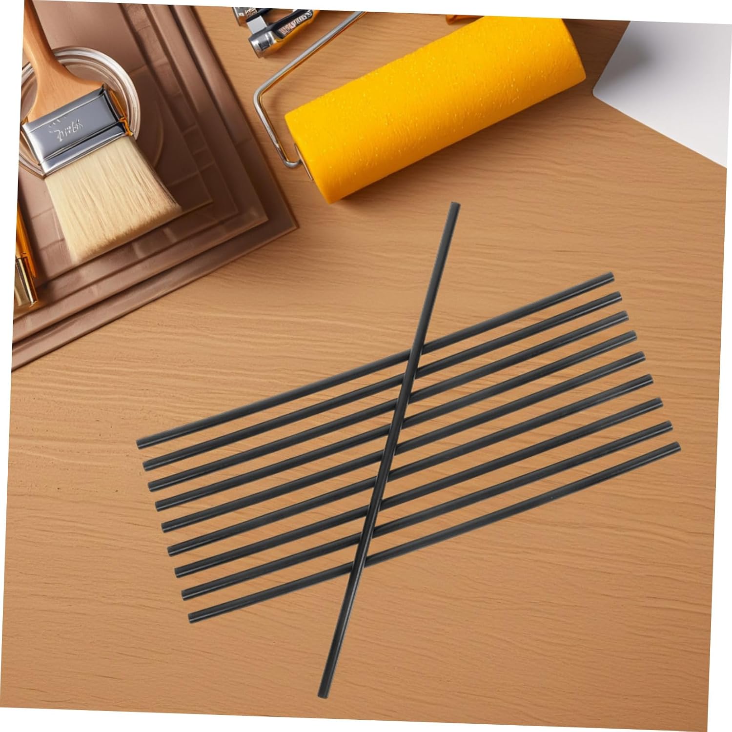 10PCS Pom Rods Polyoxymethylene Crafting Rods for DIY Projects Model Making and More Versatile Plastic Dowels for Drilling Sawing and Turning