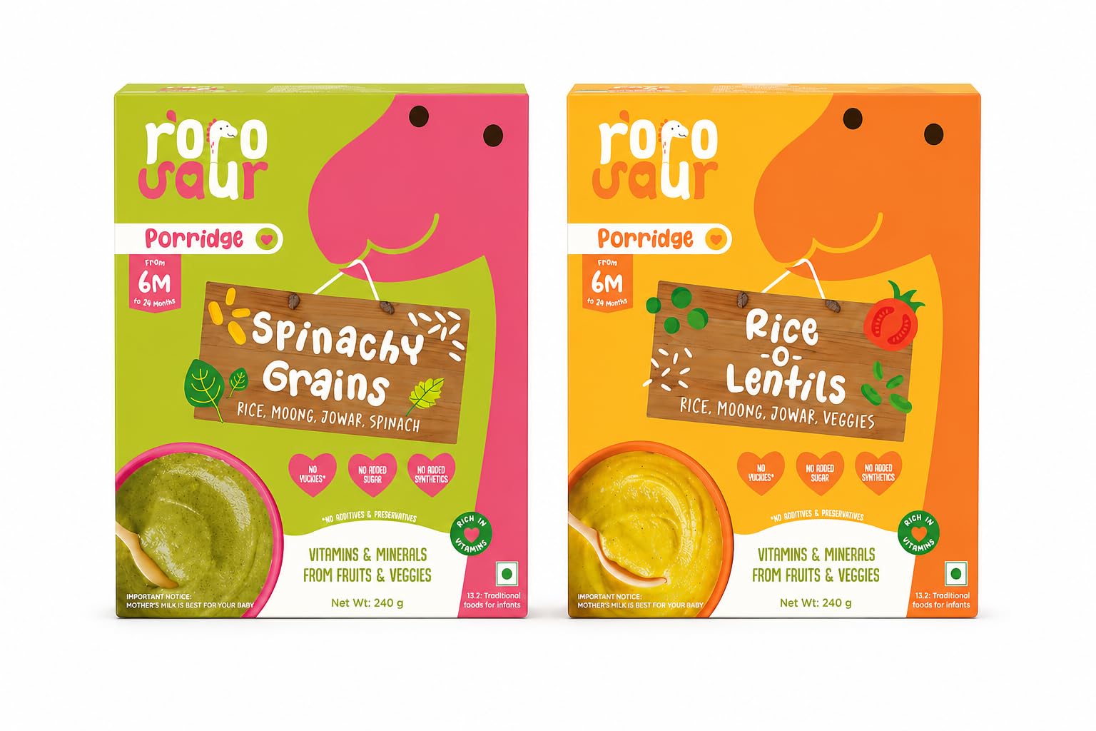 Rorosaur Rice o Lentil
