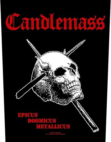 Candlemass Back Patch #1 Epicus Doomicus 14.2 x 11.4 in