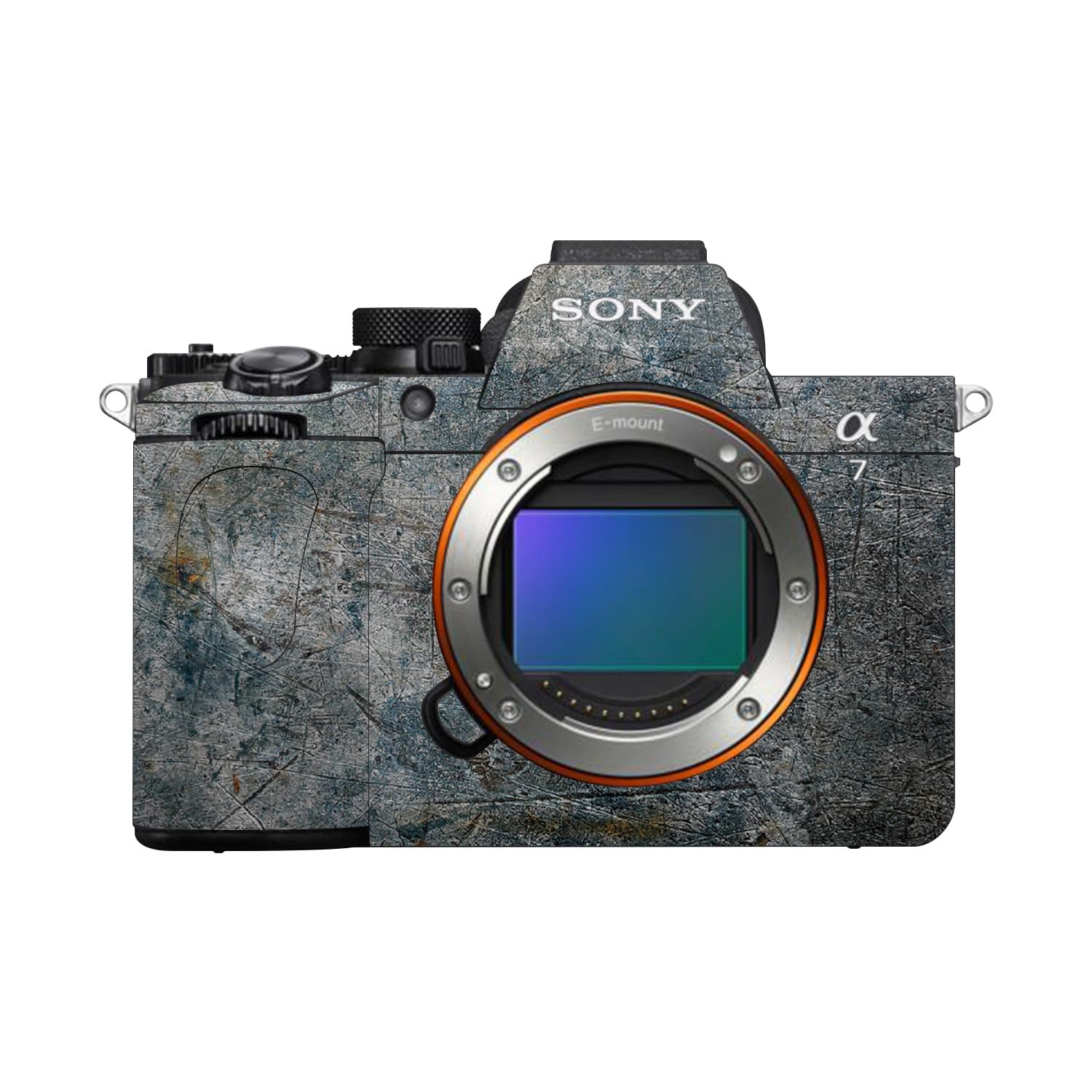 Camera Skin Compatible with Sony Alpha A7 Mark V (2025) - Shadow Concrete - Premium 3M Vinyl Protective Wrap Decal Cover - Easy to Apply | Crafted in the USA by MightySkins