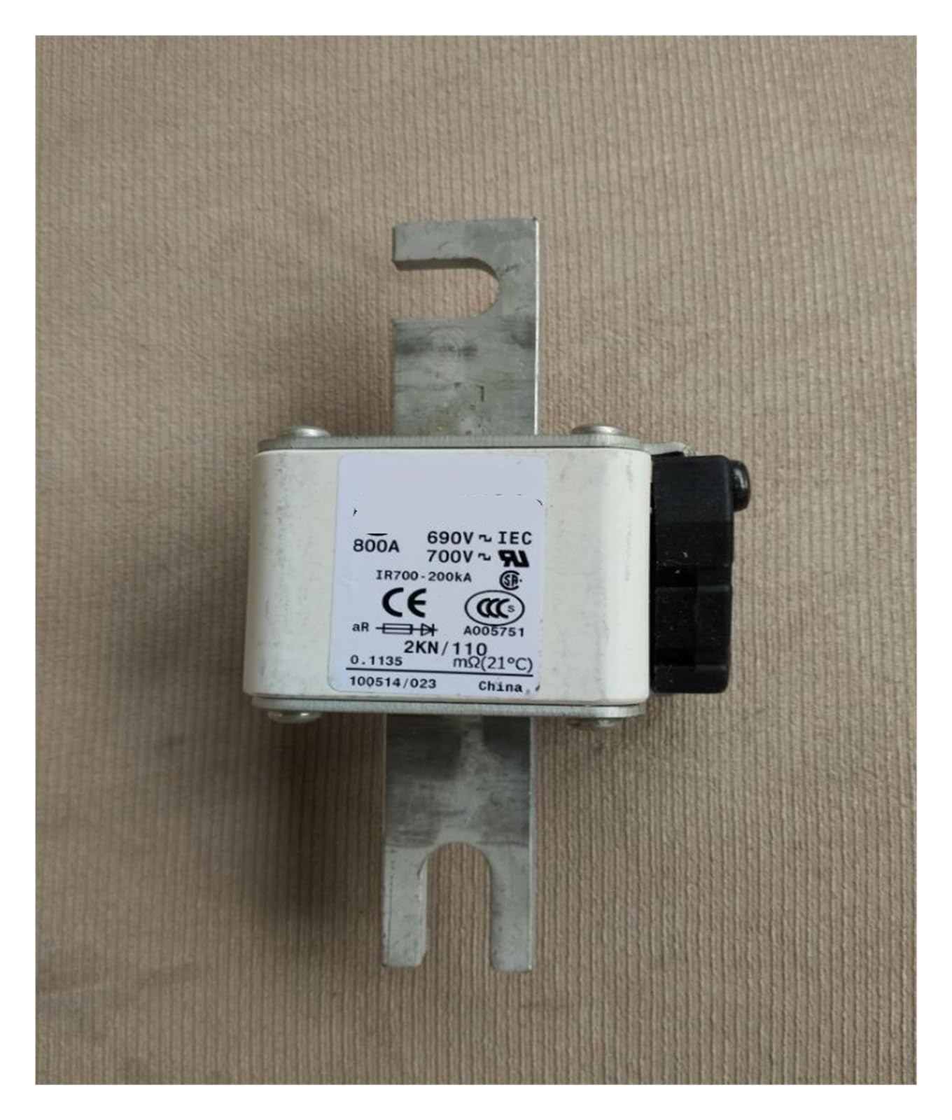 Fusible 170M5268 haute performance pour armoire électrique industrielle